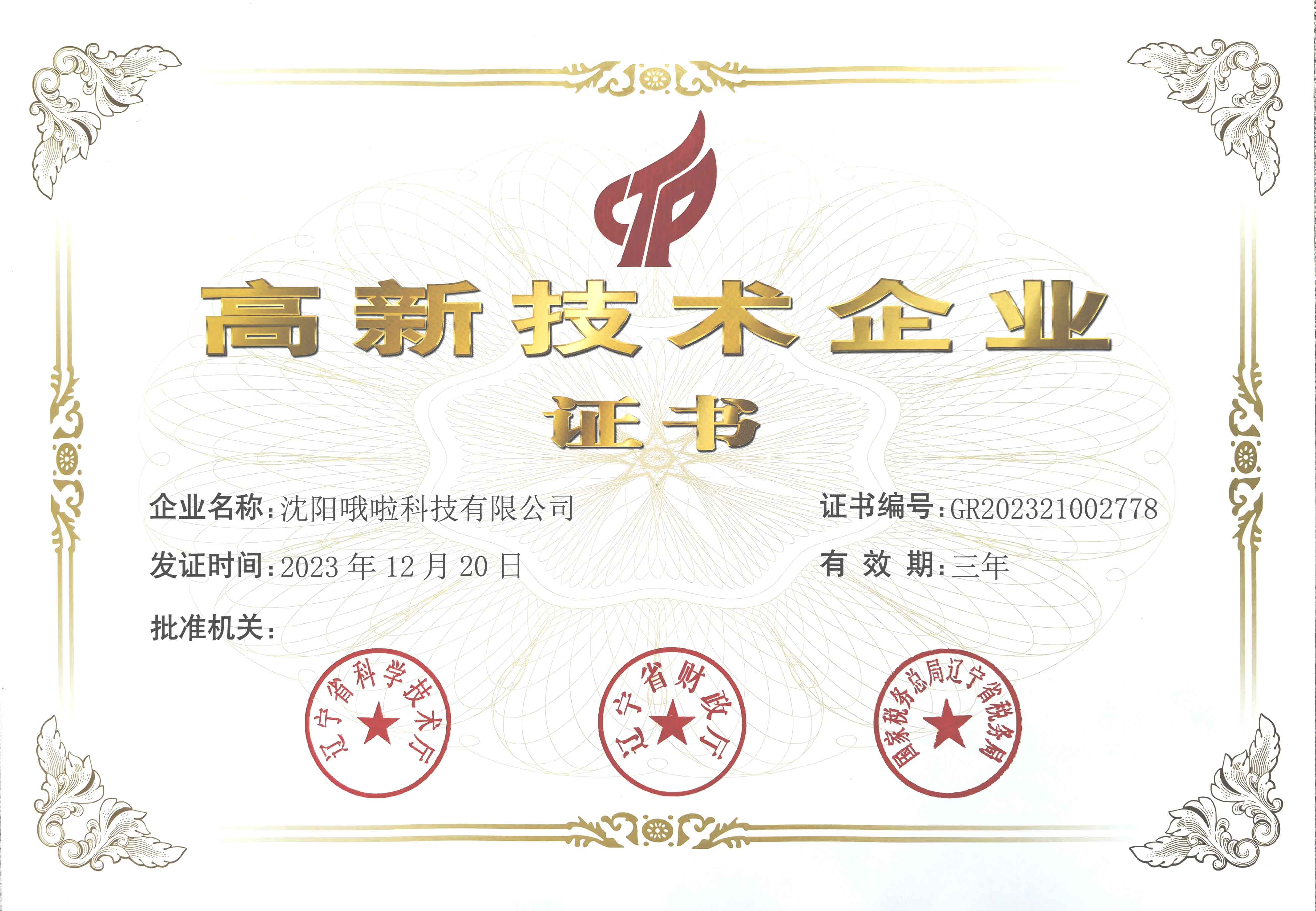 高新技術(shù)企業(yè)